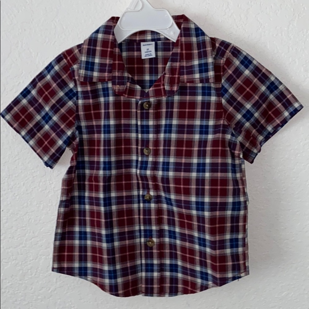 Baby boys button up shirt 2t